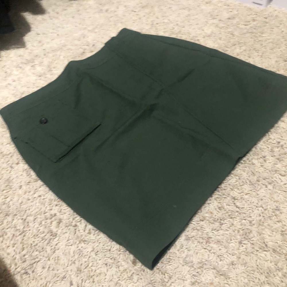 Green skirt
